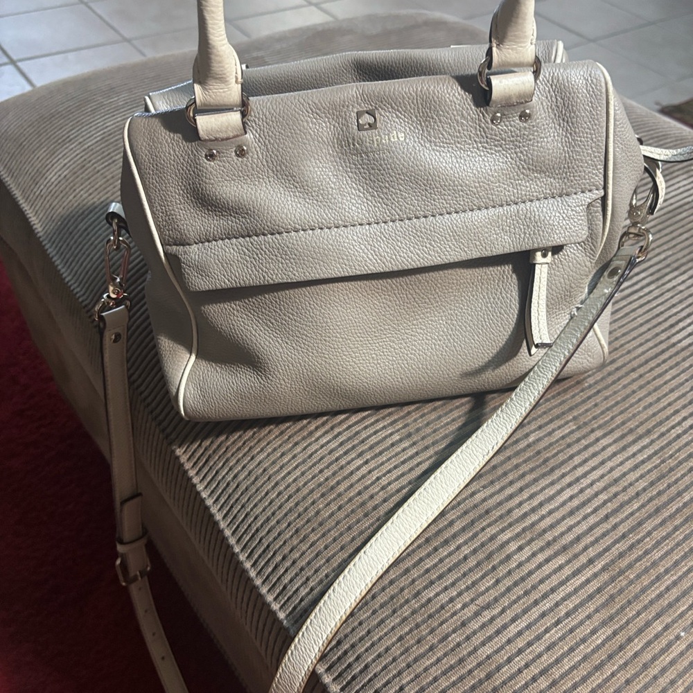 Kate Spade Light Gray Satchel